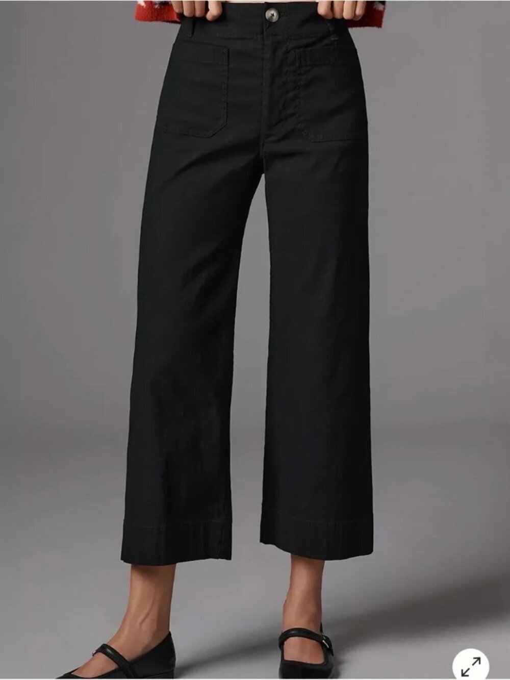 Maeve The Colette High-Rise Wide-Leg Pants Women's Size 33